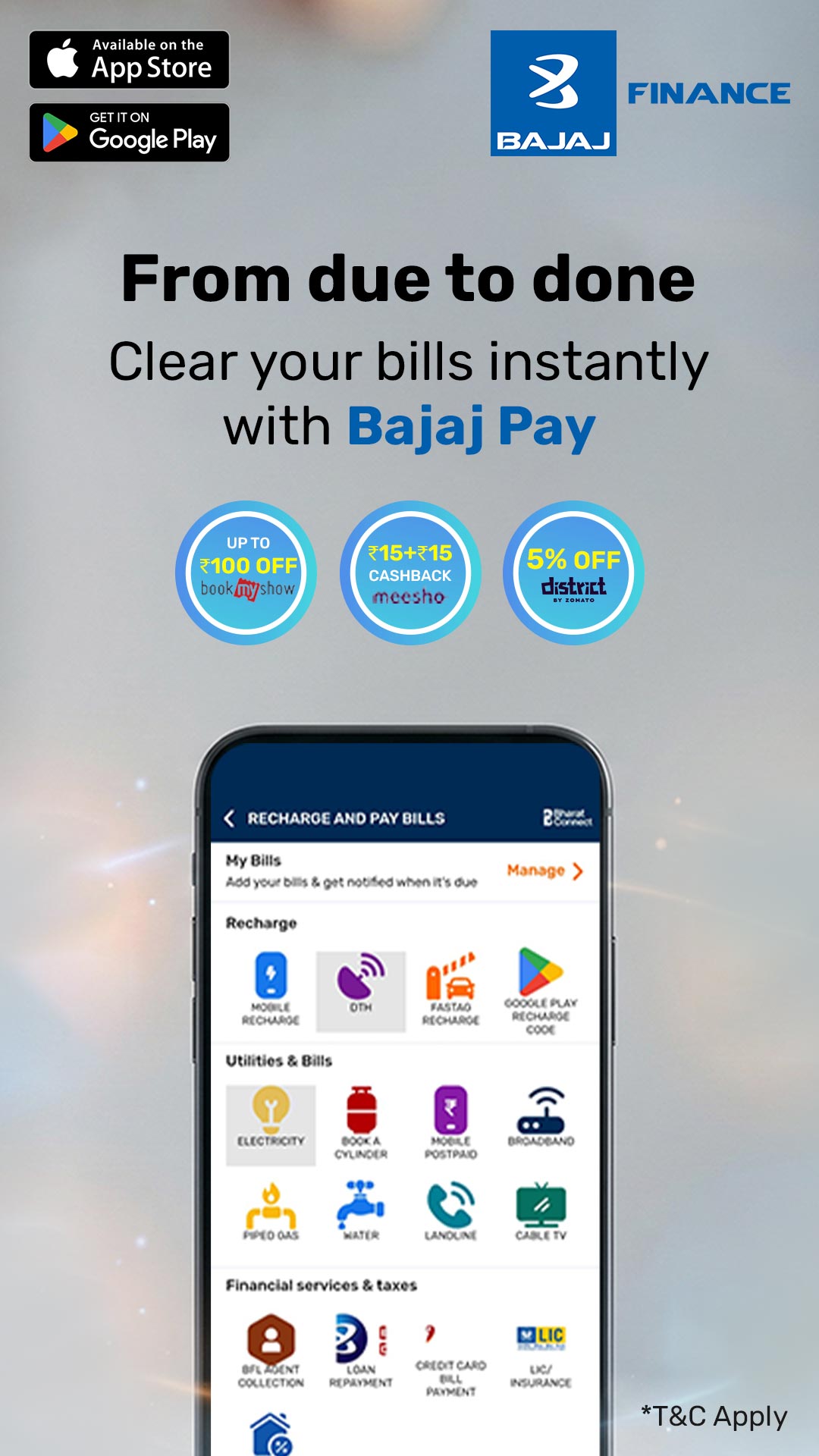 Bajaj Finserv Facebook ad