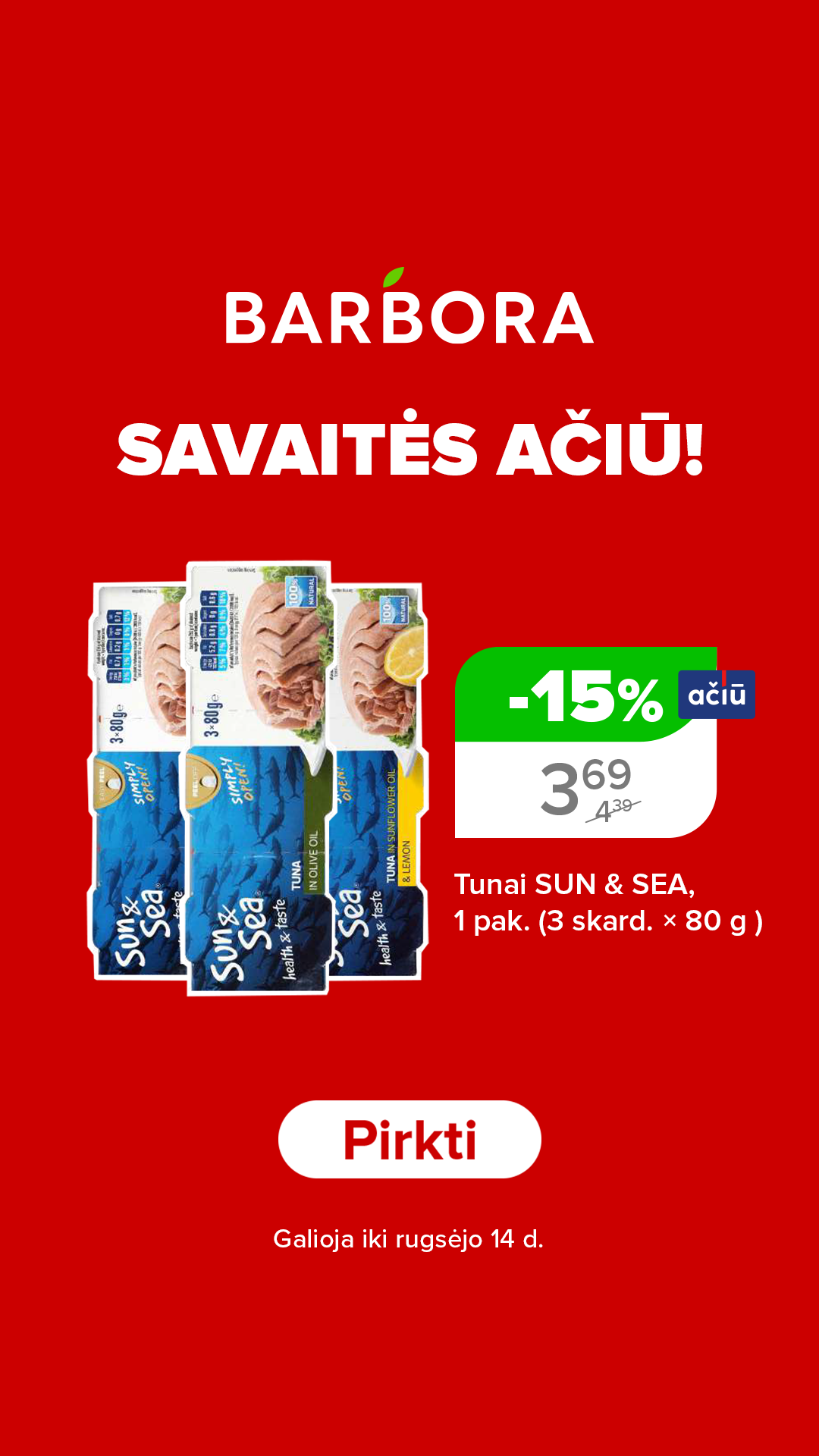 BARBORA.LT Facebook ad