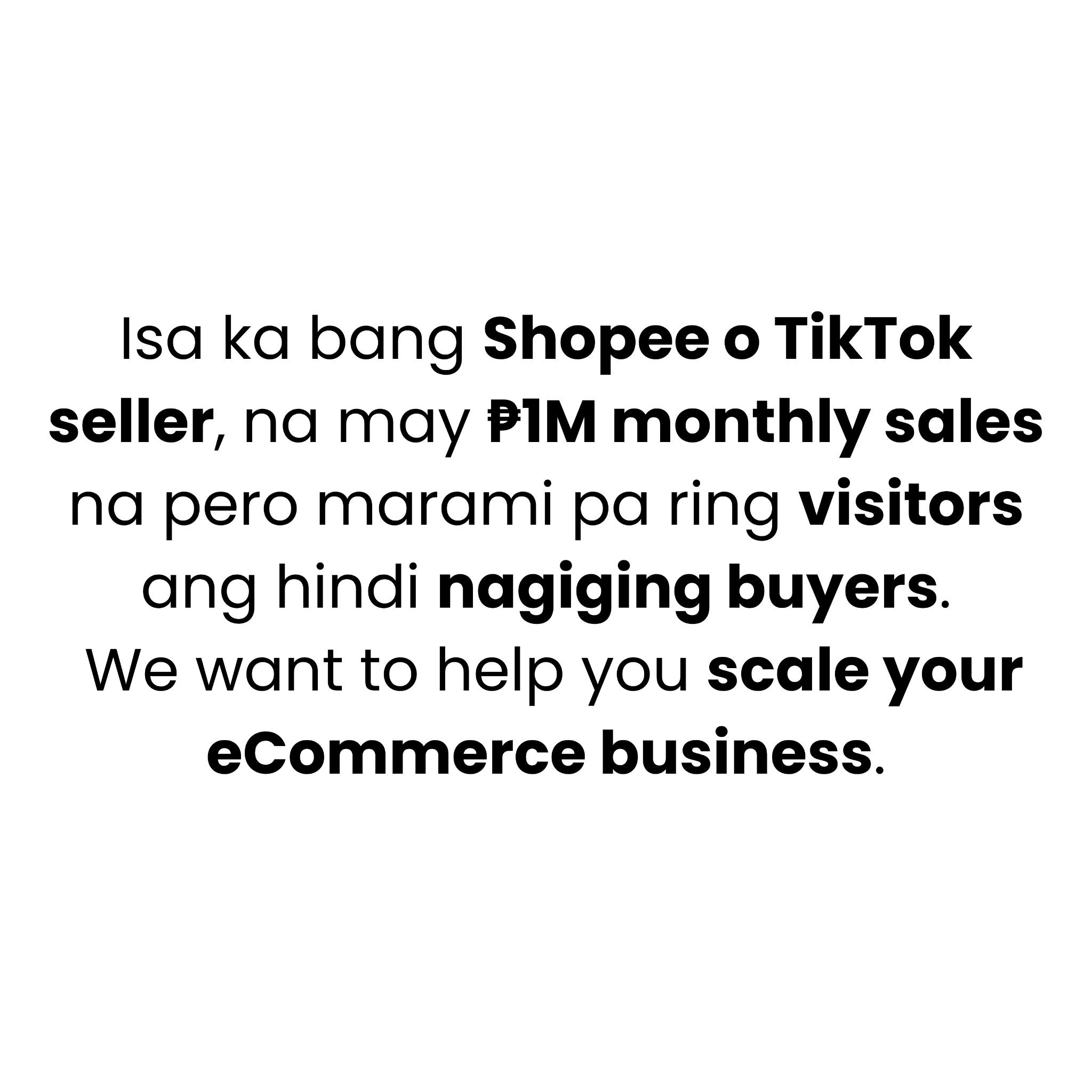 ECOM Accelerator Facebook ad