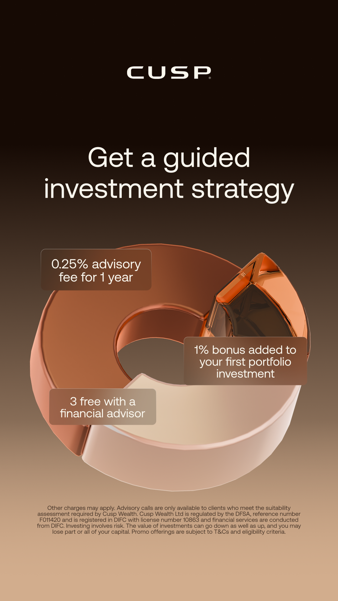 CUSP Wealth Facebook ad