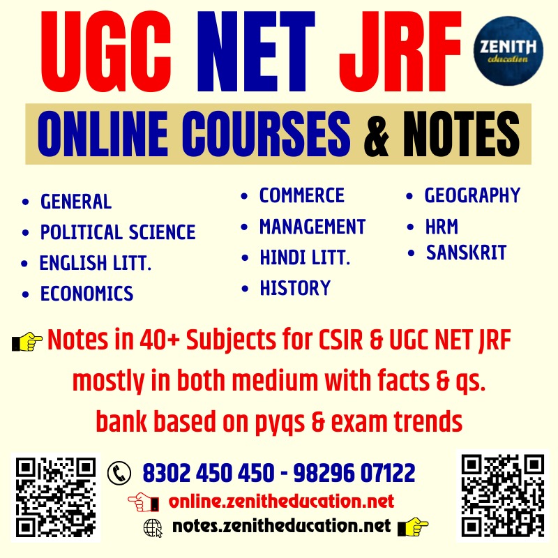 ZENITH EDUCATION Facebook ad: UGC NET JRF & CSIR NET 2026: अप्रमाणिक…