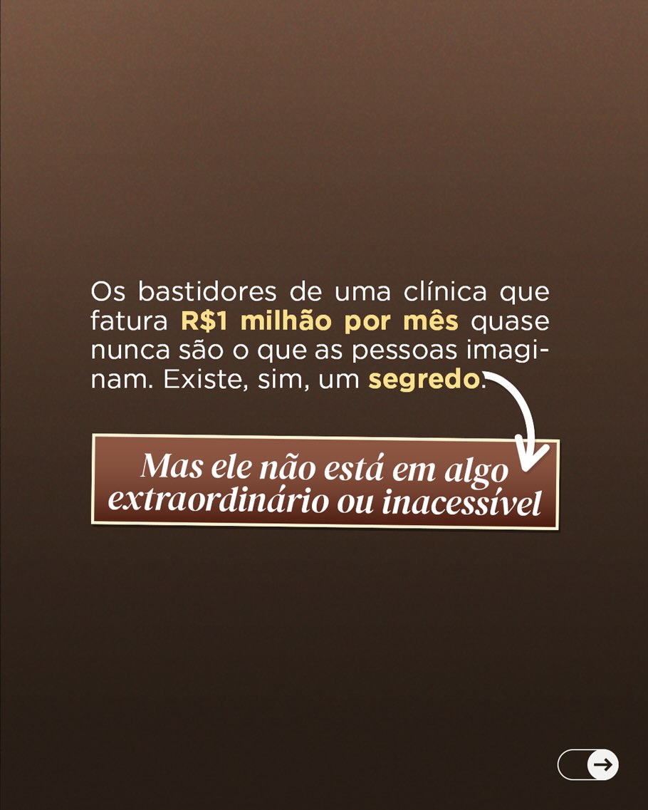 AConsultora Facebook ad: Clínica que fatura alto não vive de sorte…