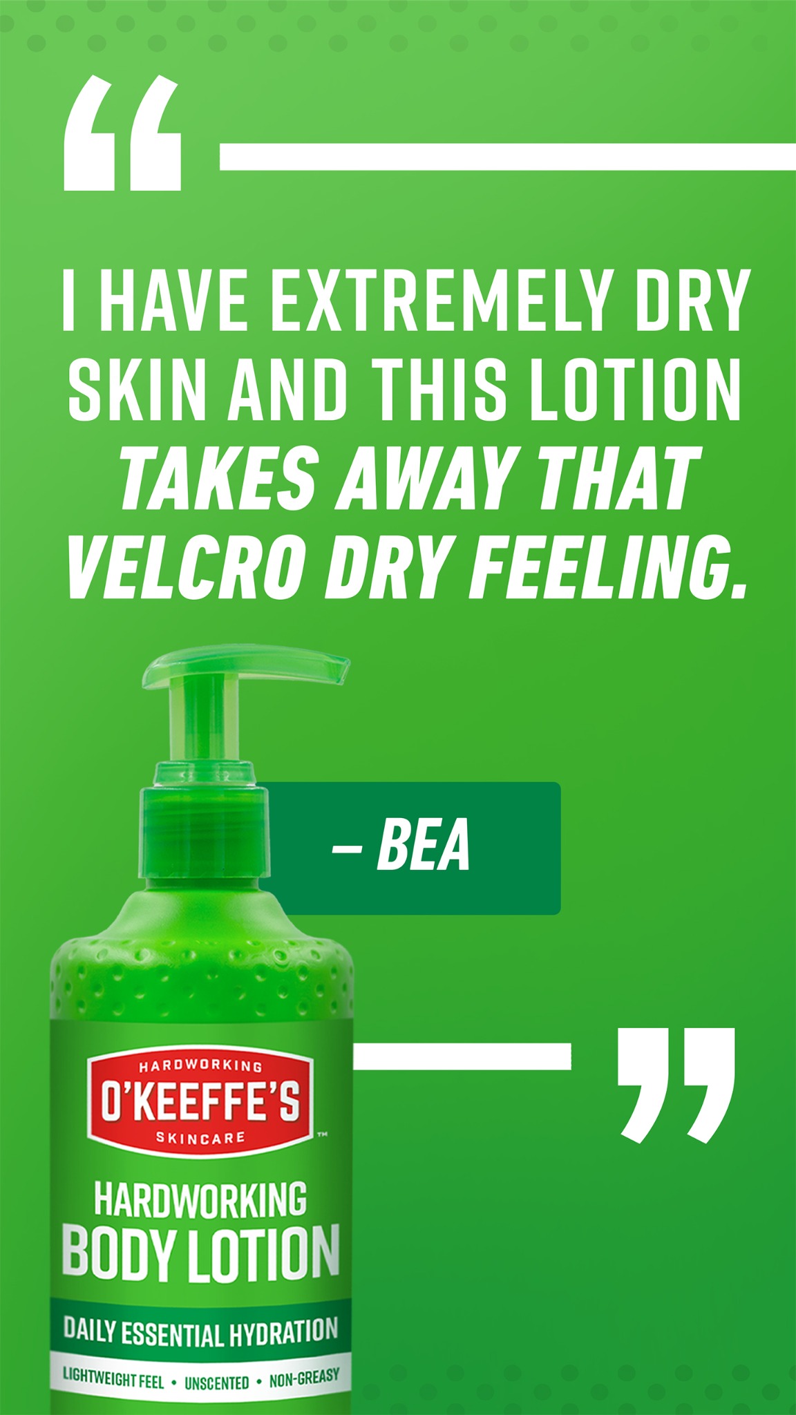 O'Keeffe's Company Facebook ad