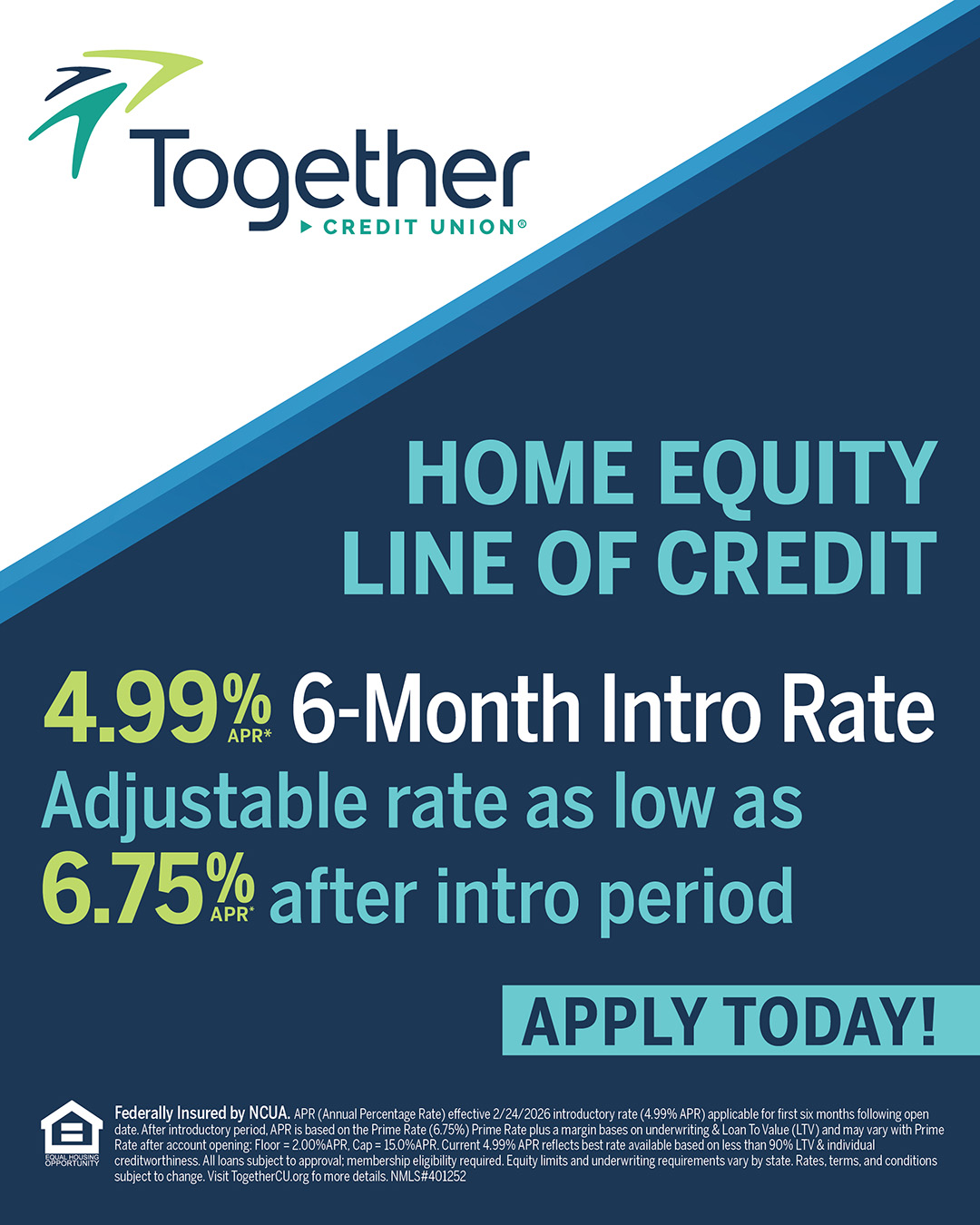 Together Credit Union Facebook ad