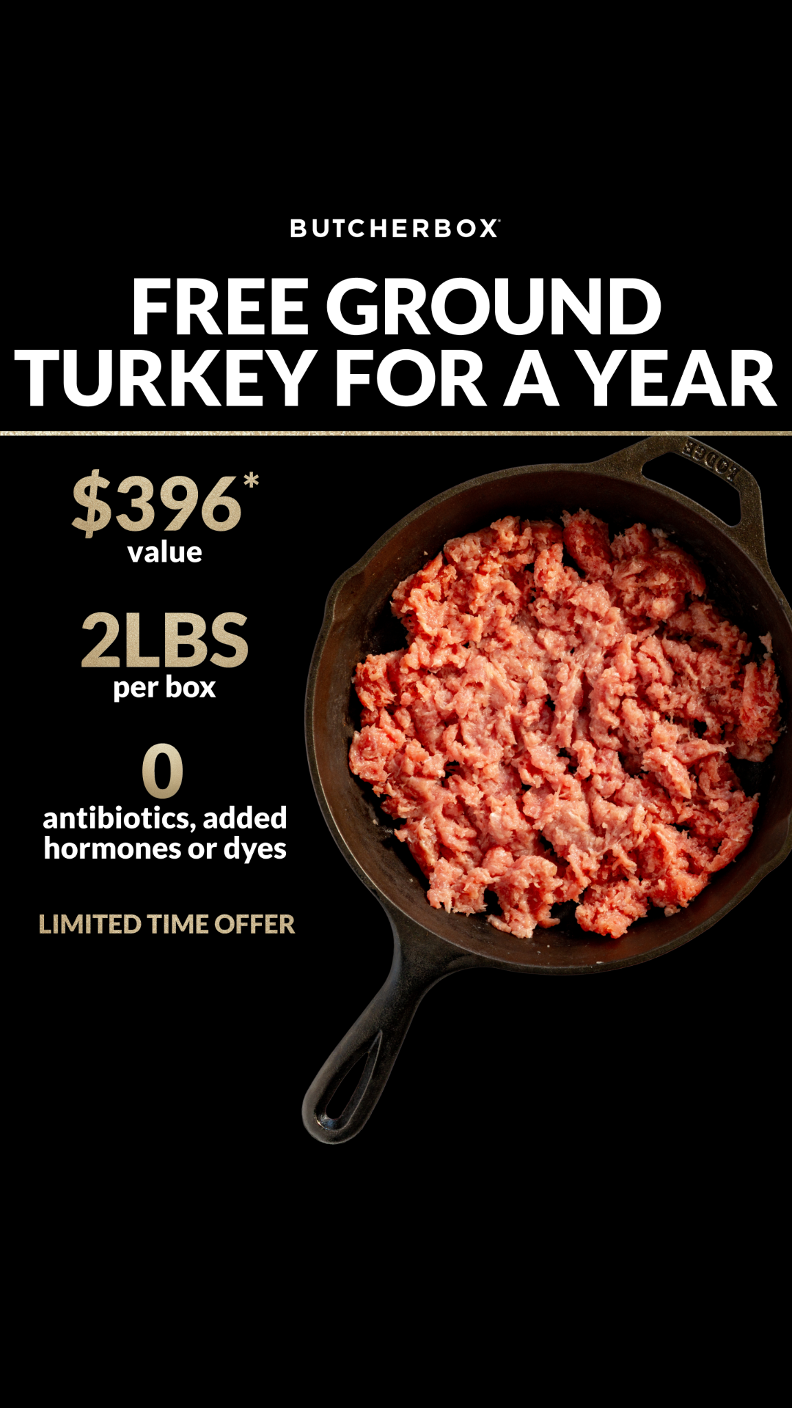 ButcherBox Facebook ad