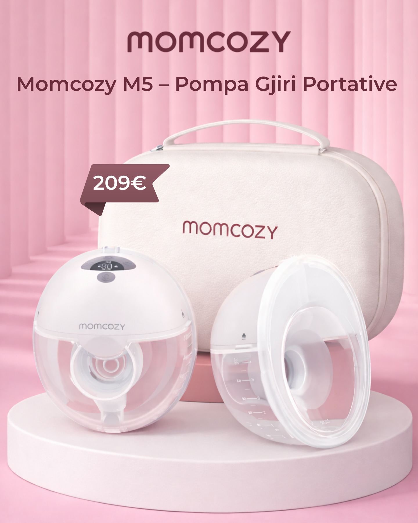 Momcozy Kosova Facebook ad: Momcozy M5 pompë gjiri e veshshme që kombinon…