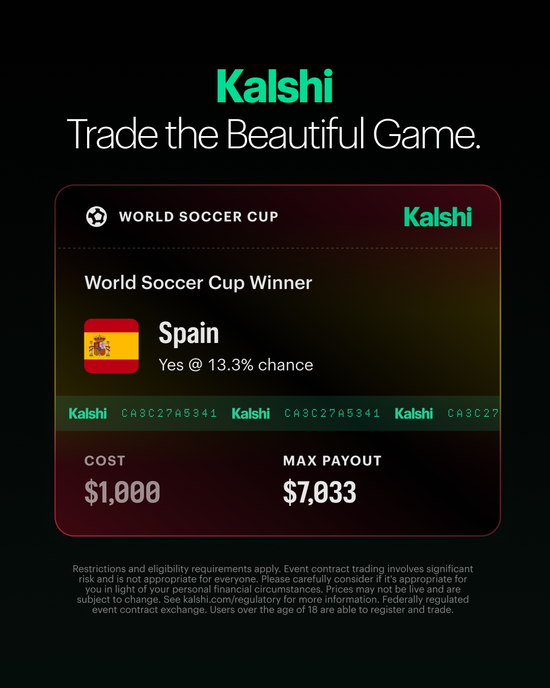 Kalshi - Trade the Headlines Facebook ad