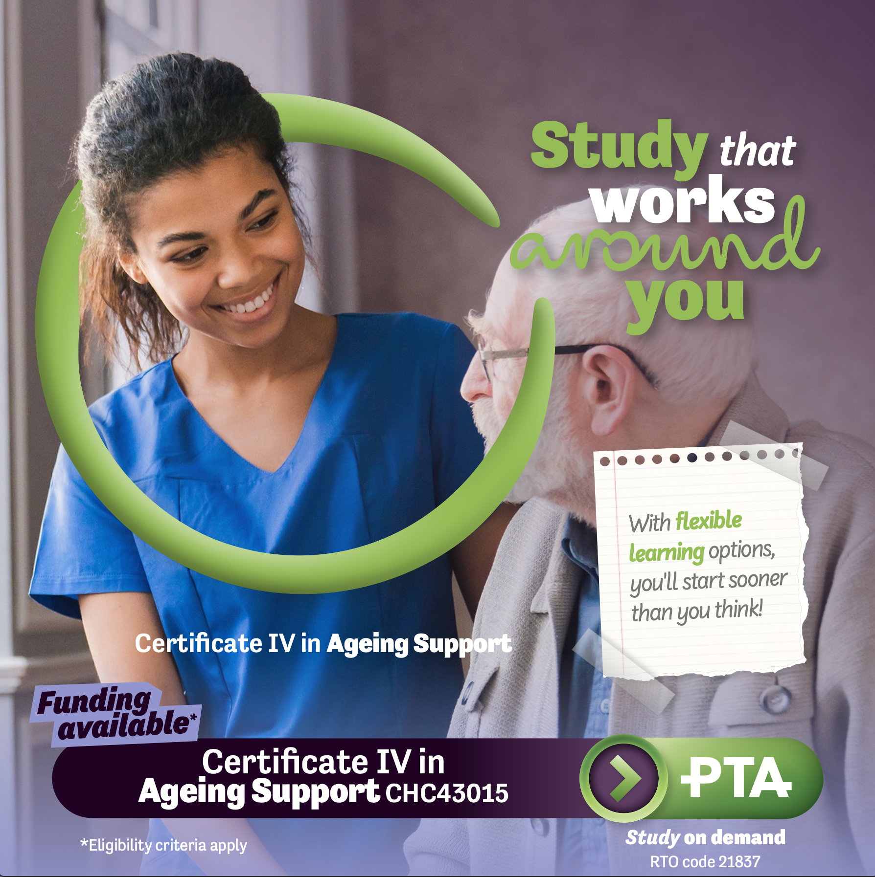 Partners In Training Australia - RTO Code 21837 Facebook ad