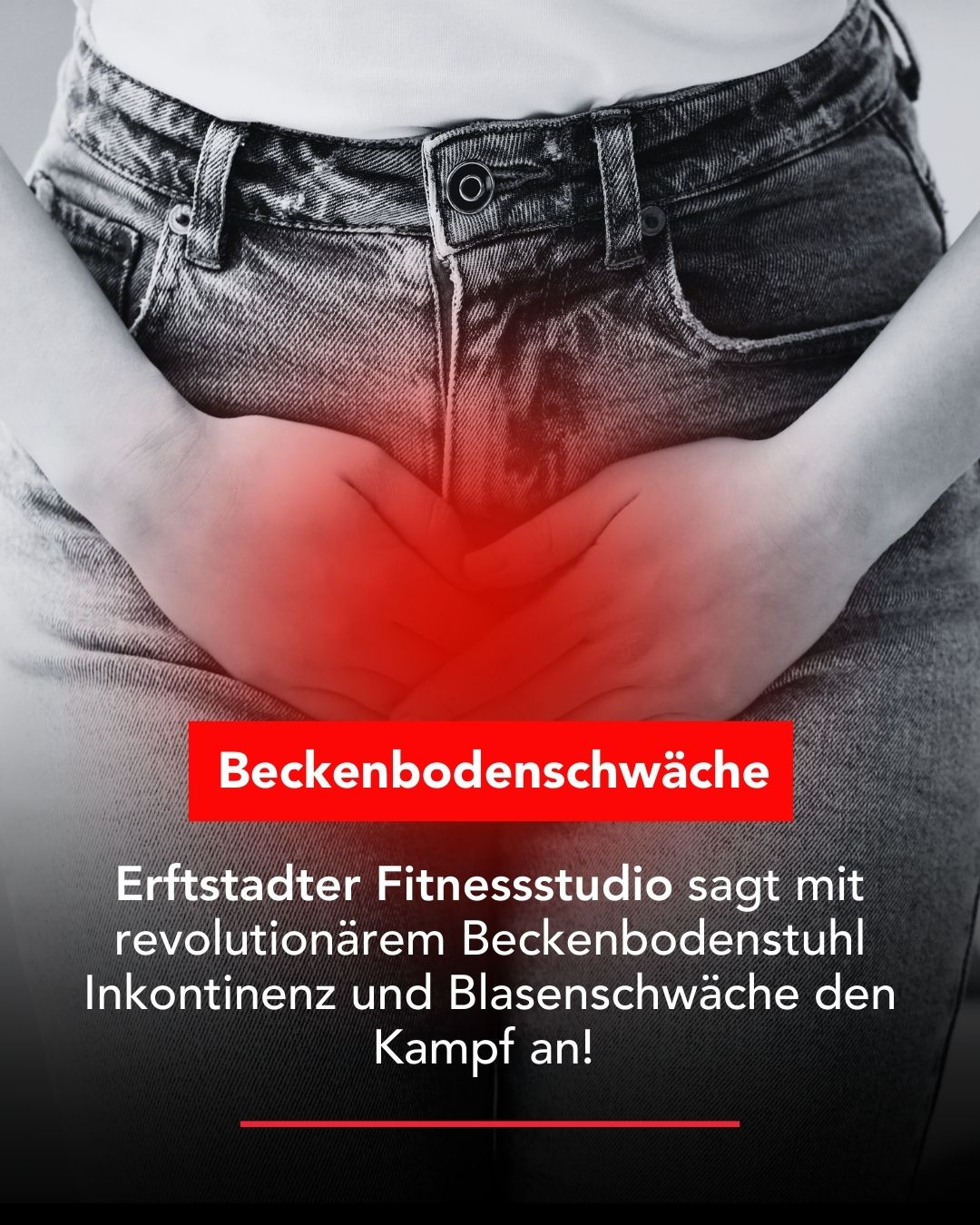 Beckenboden Behandlung Facebook ad