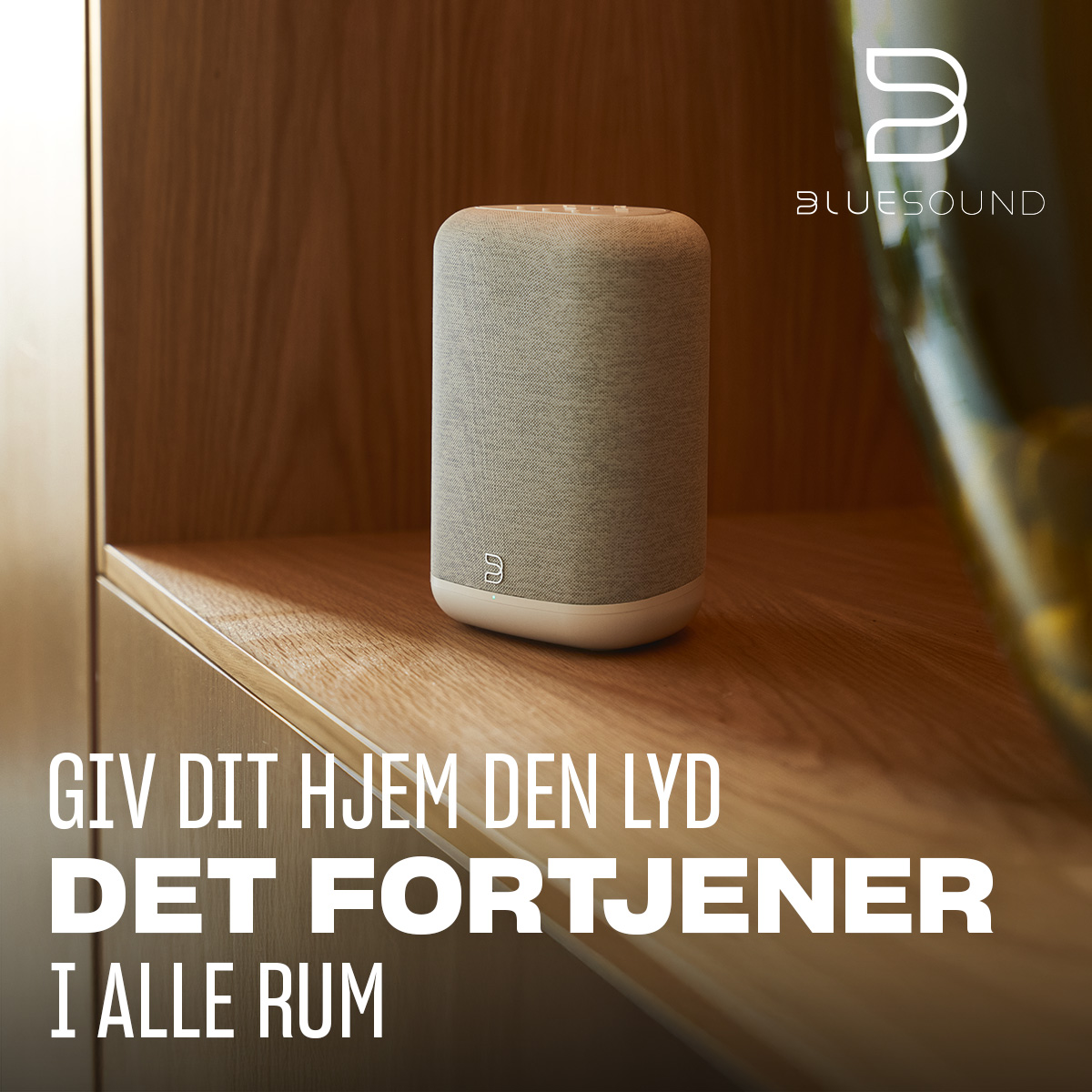 Bluesound Facebook ad