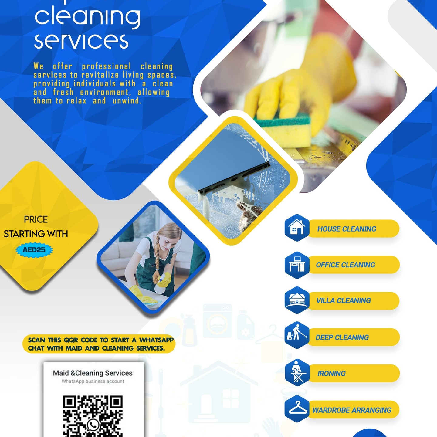 Al Lamaa Cleaning Services Facebook ad