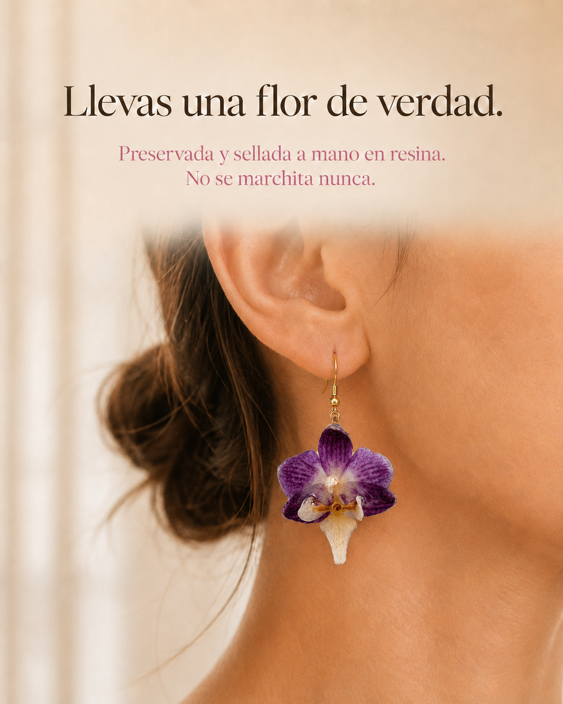Eterna by Zahara Facebook ad: La belleza de una flor real, para siempre