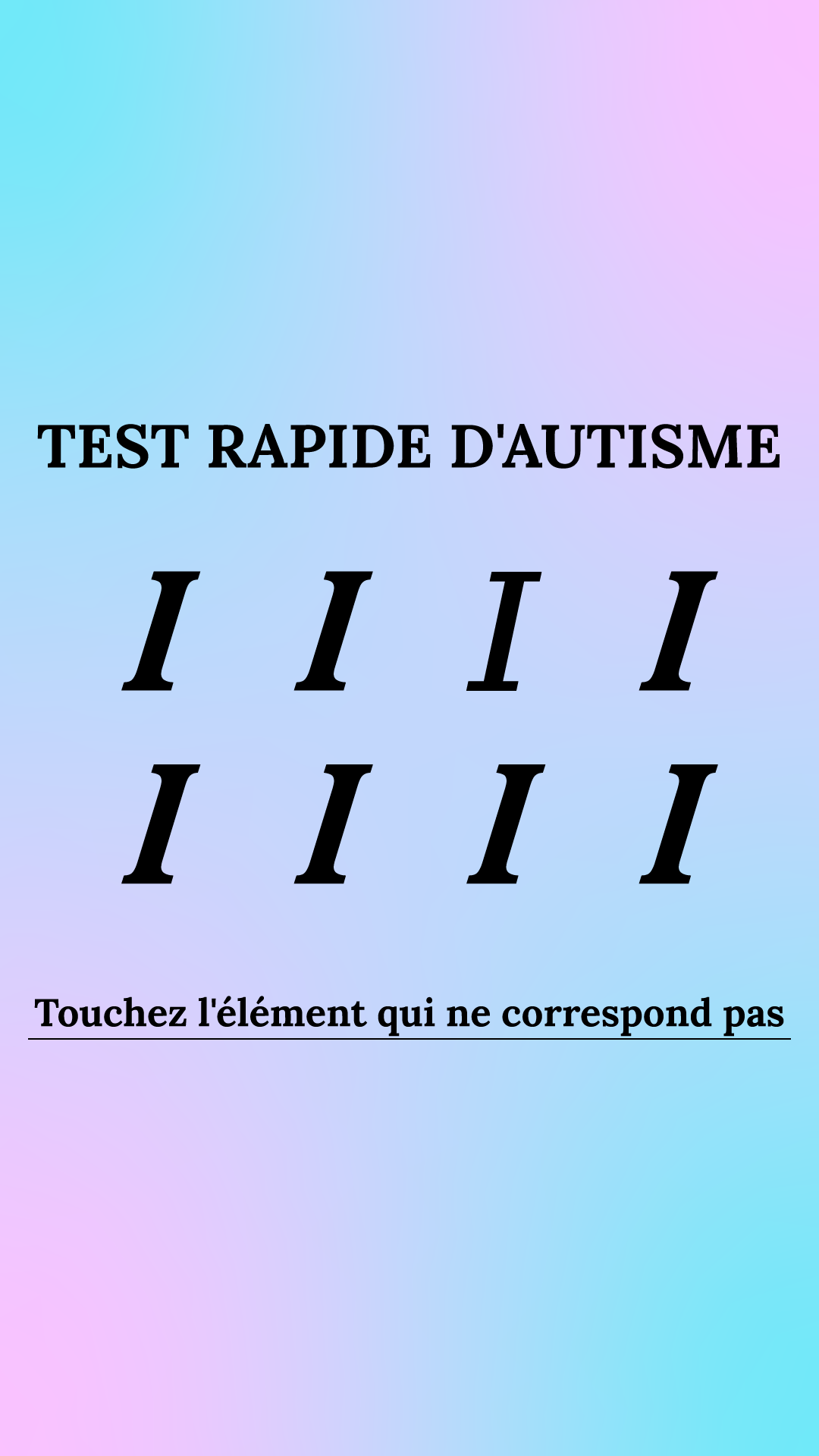 International Brain Test Facebook ad