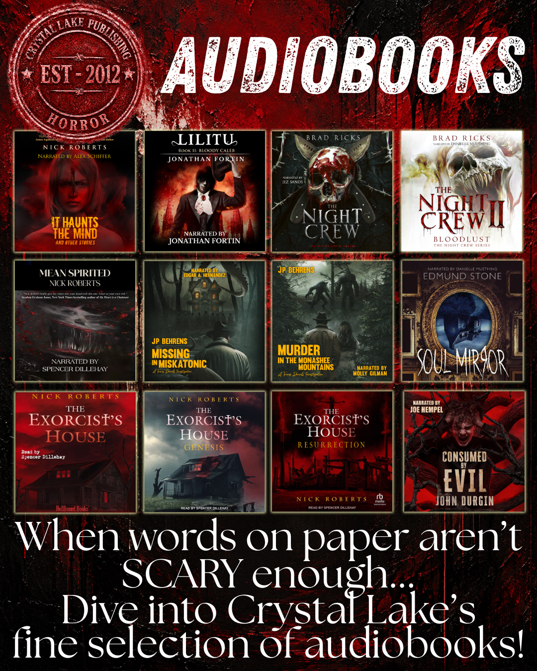 Crystal Lake Publishing Facebook ad