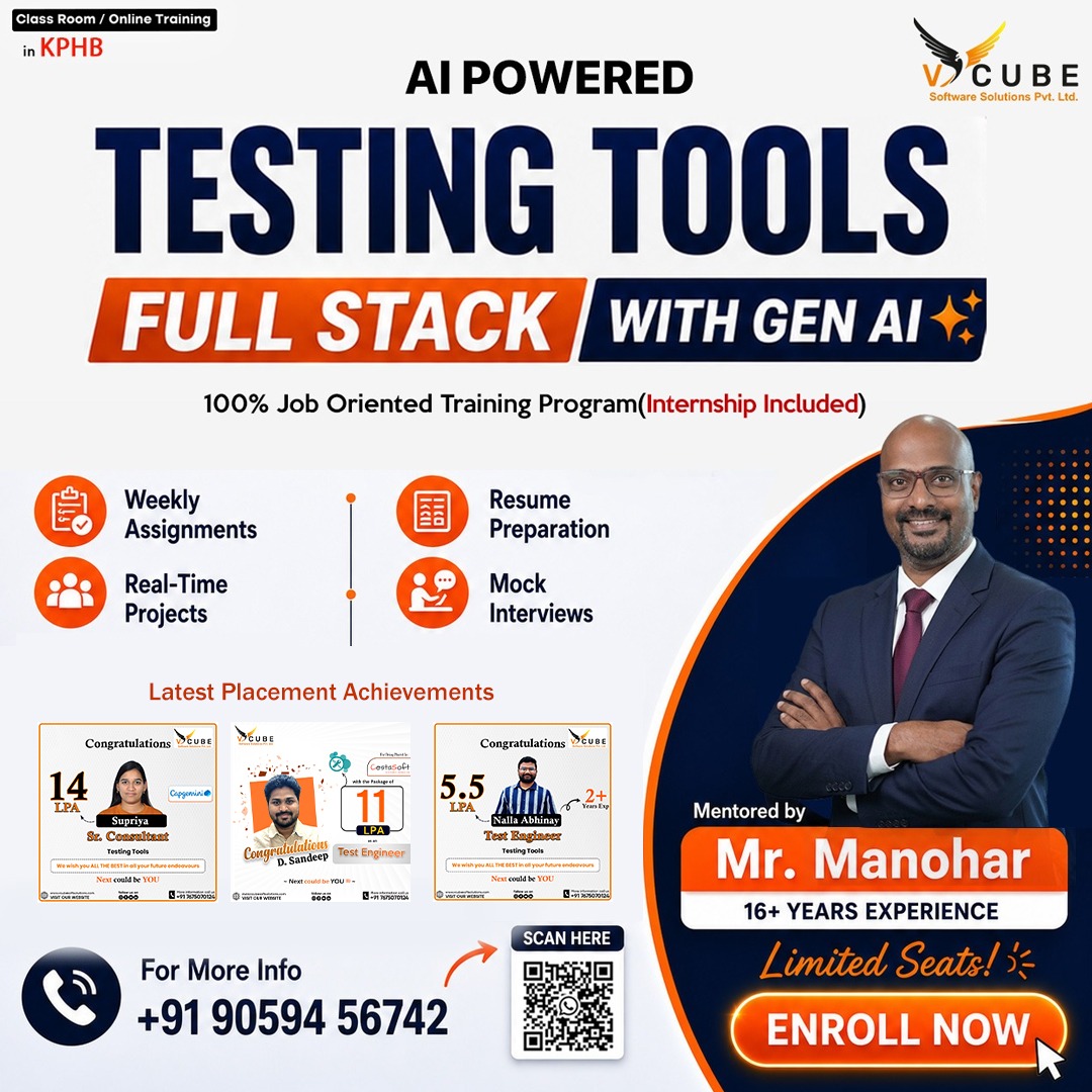 V Cube Software Solutions Pvt Ltd Facebook ad