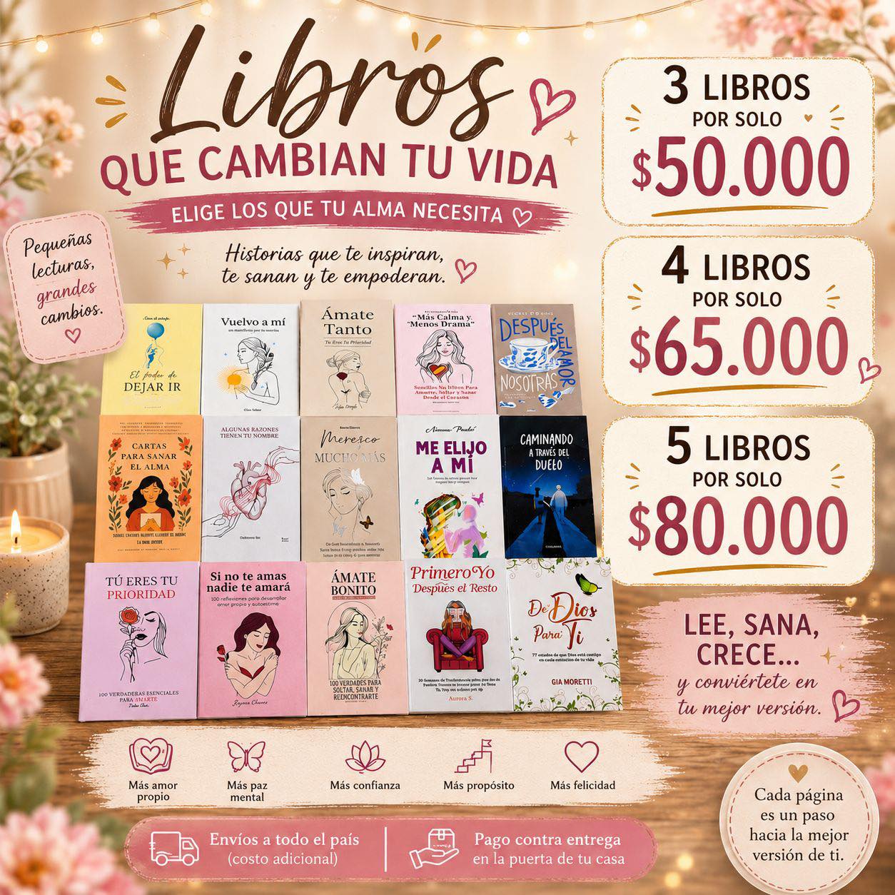Librería La Promesa Facebook ad: Libros que abrazan tu alma y transforman tu…