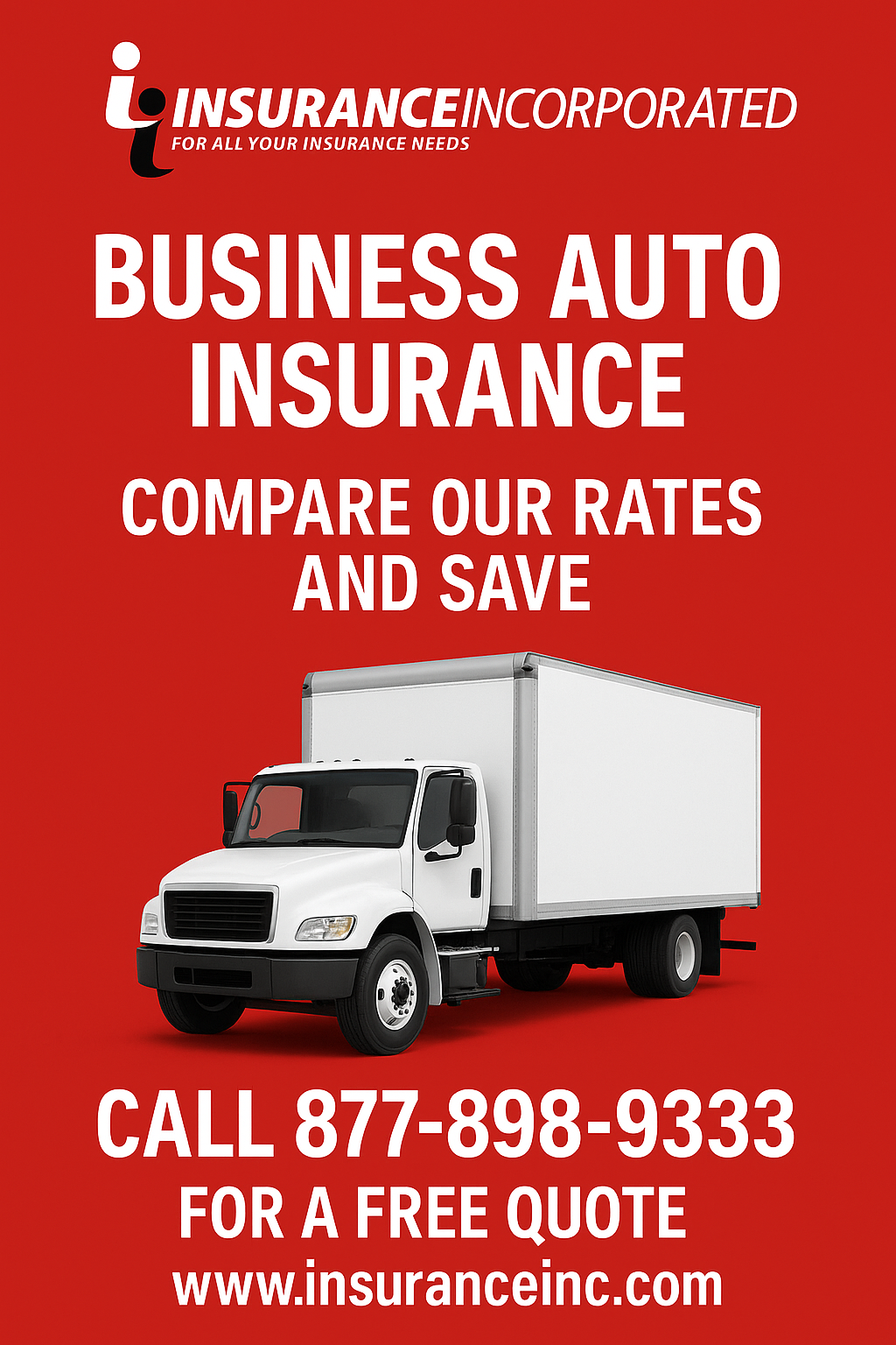Insurance Incorporated Facebook ad: Protect your company car with us!