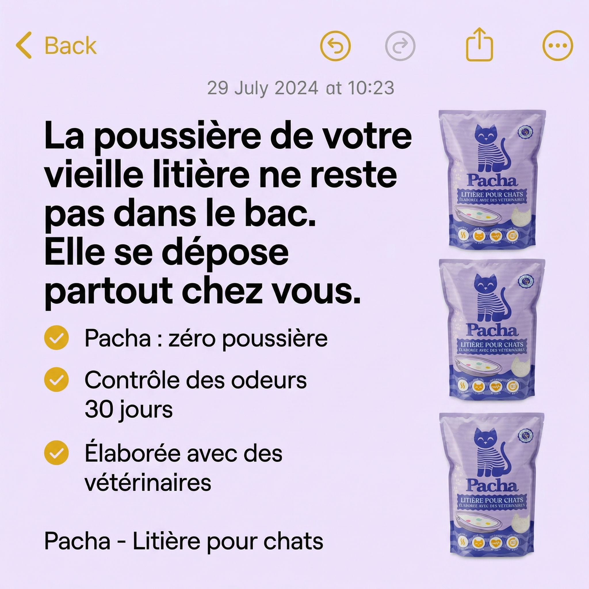 Pacha Facebook ad