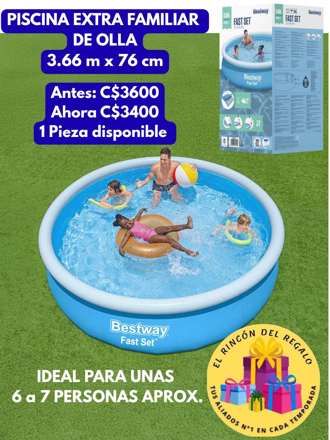 El Rincón Del Regalo Facebook ad: ¿Te quedaste con las ganas de refrescaerte?