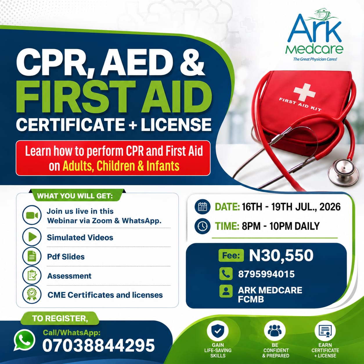 Medical Nigeria Facebook ad: Enrol Now