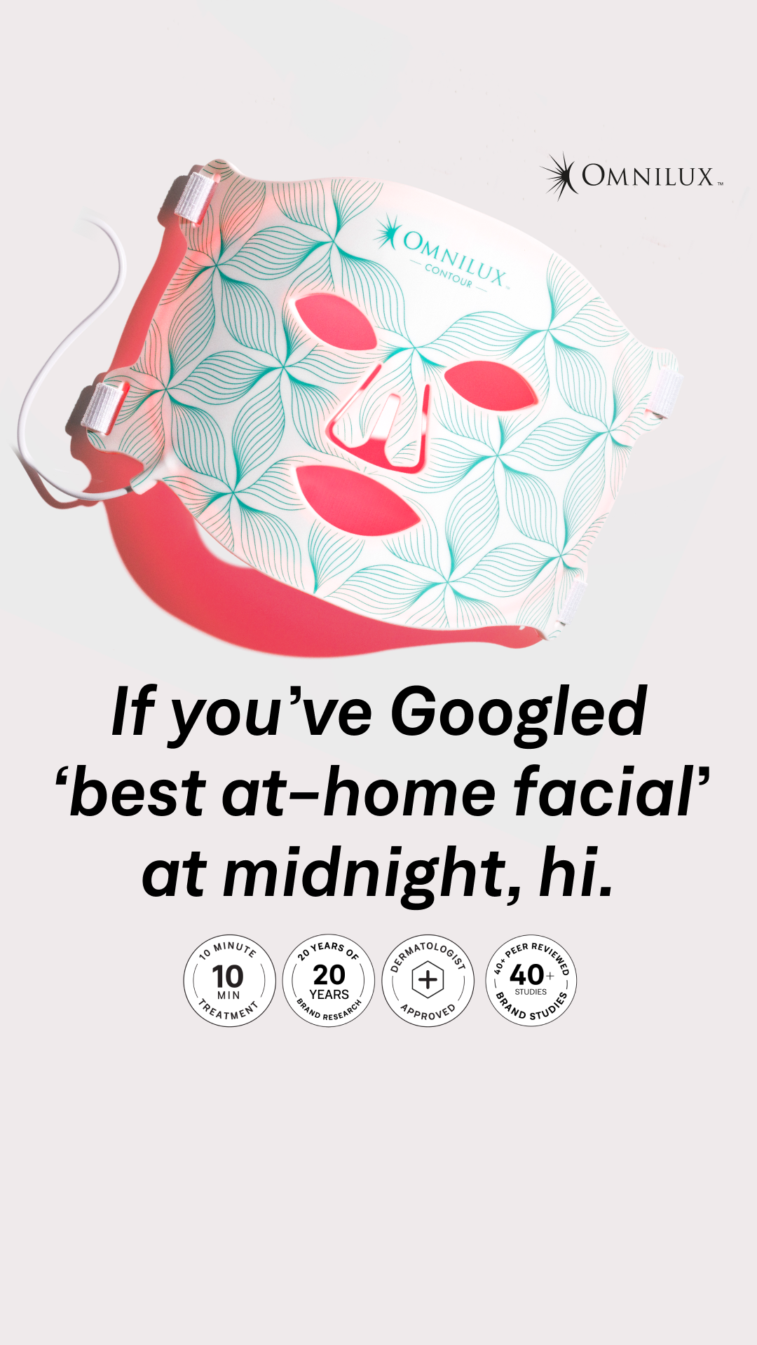 Omnilux Facebook ad