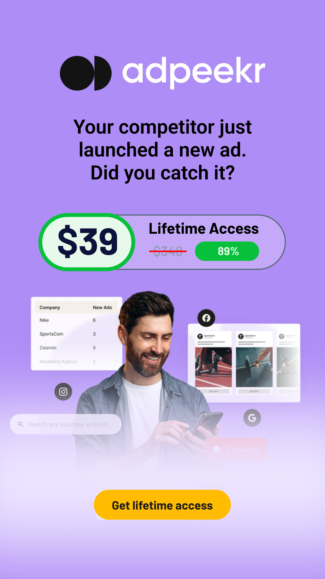 AppSumo Facebook ad