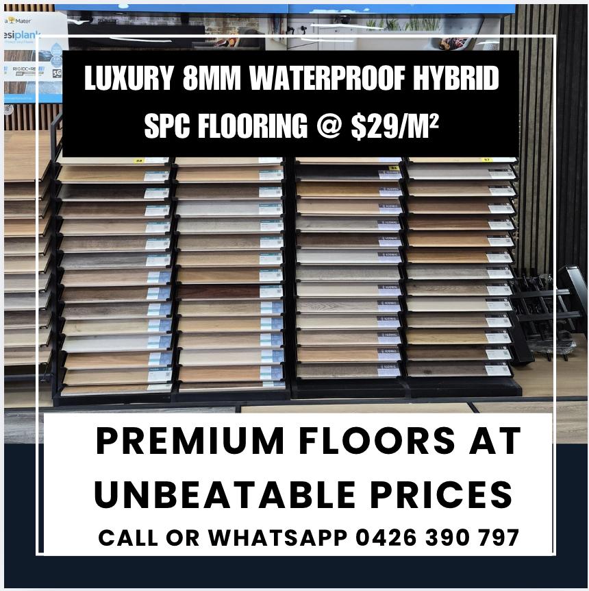 Richa Mehta Pathak Facebook ad: Premium 8mm Waterproof Hybrid Flooring | Kids, Dogs &…