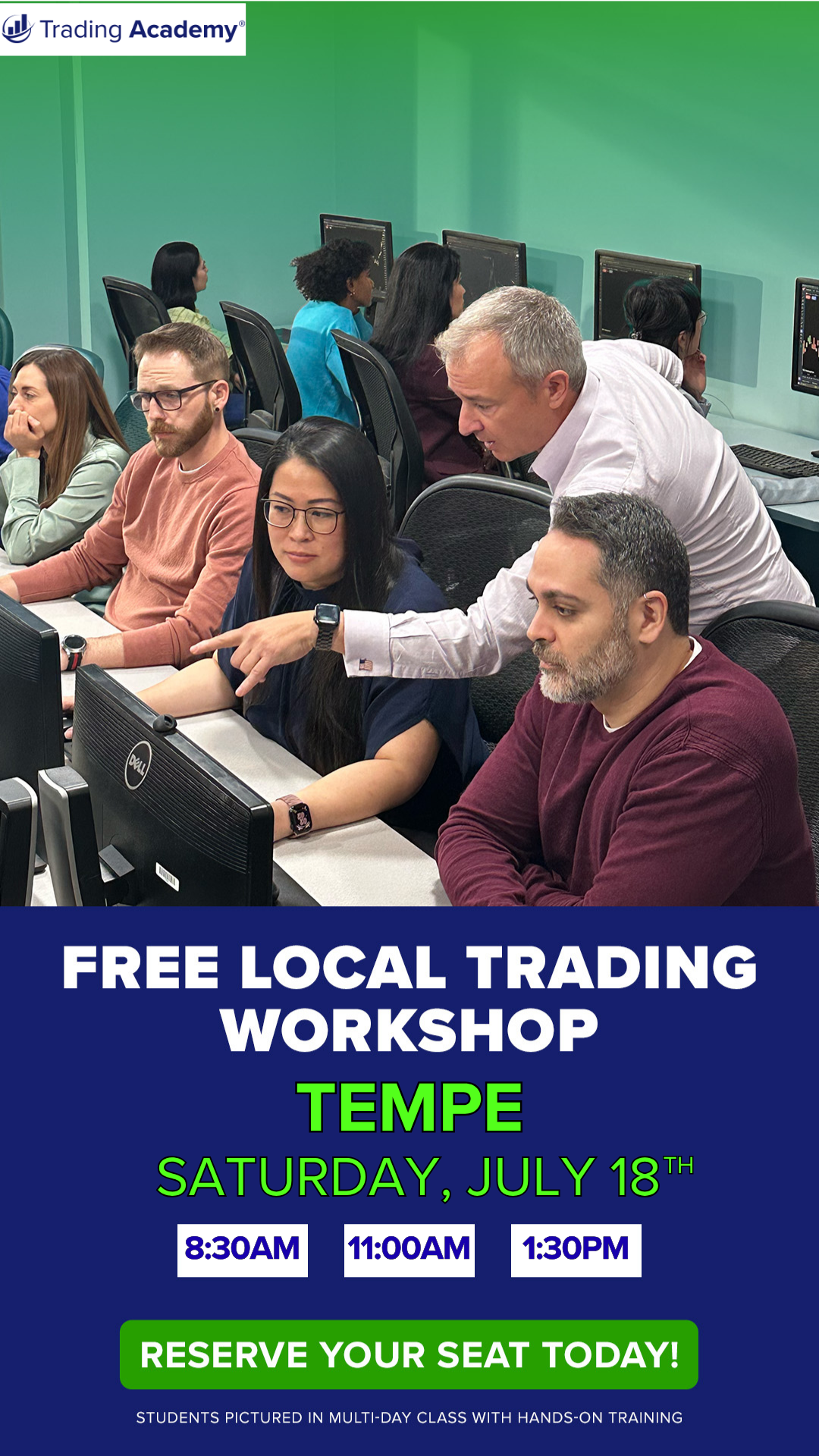 Trading Academy Facebook ad