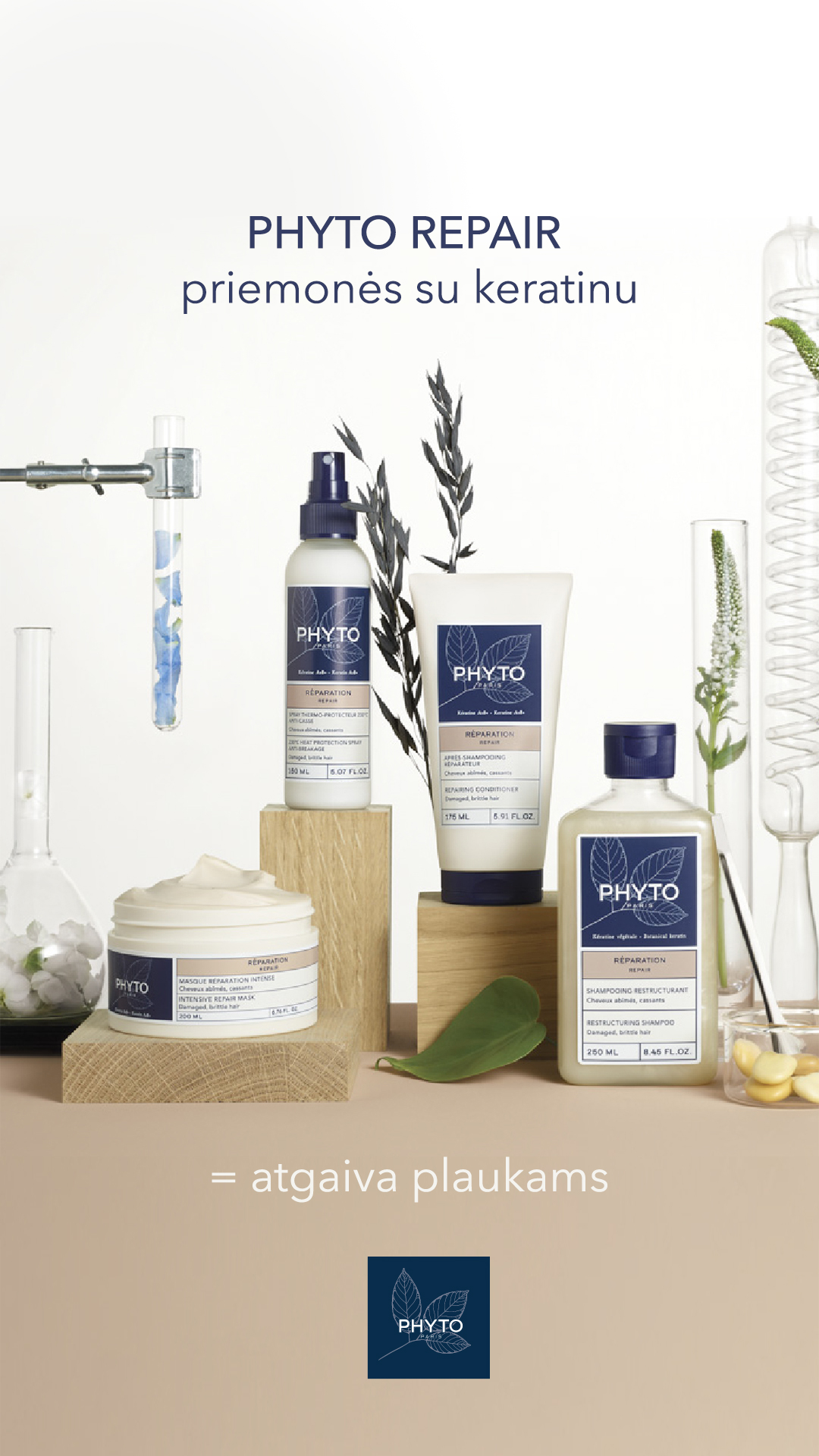PHYTO Lietuva Facebook ad: PHYTO REPAIR