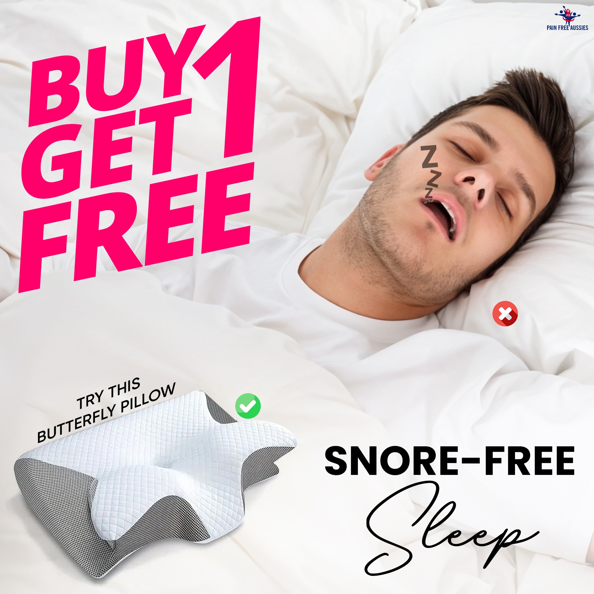 Pain Free Aussies Facebook ad