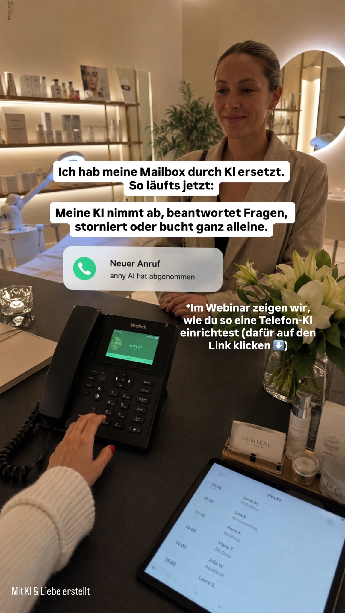 anny.co Facebook ad: Jetzt fürs kostenlose Webinar eintragen