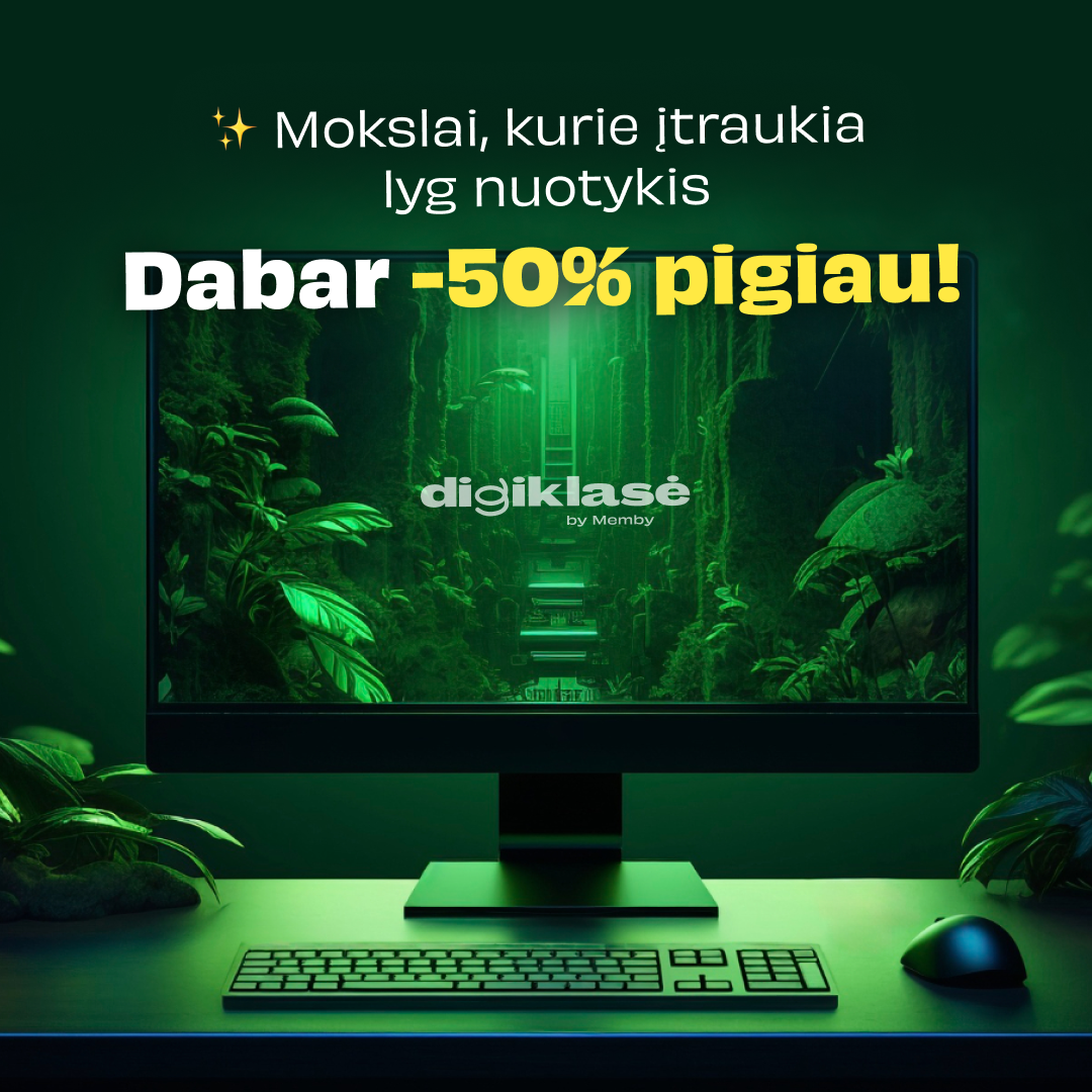 Digiklasė - by Memby Facebook ad
