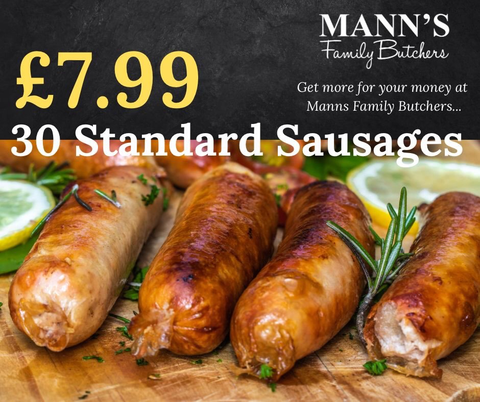 Manns Family Butchers Facebook ad