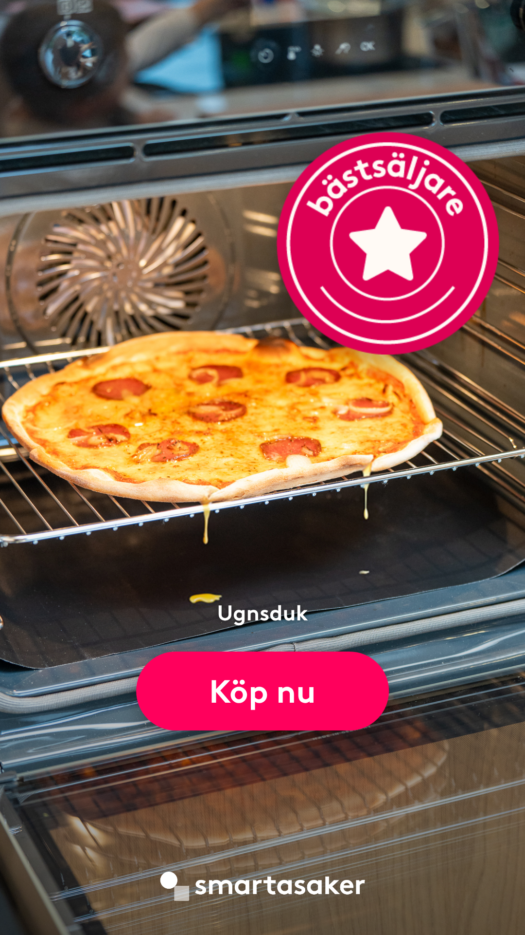 SmartaSaker Facebook ad: Rengöring på 30 sekunder
