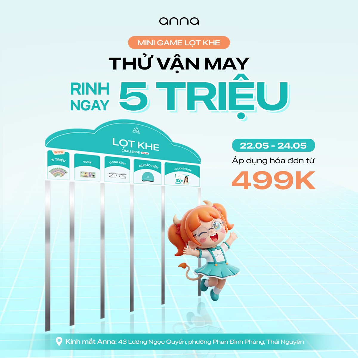 Anna Eyeglasses Facebook ad