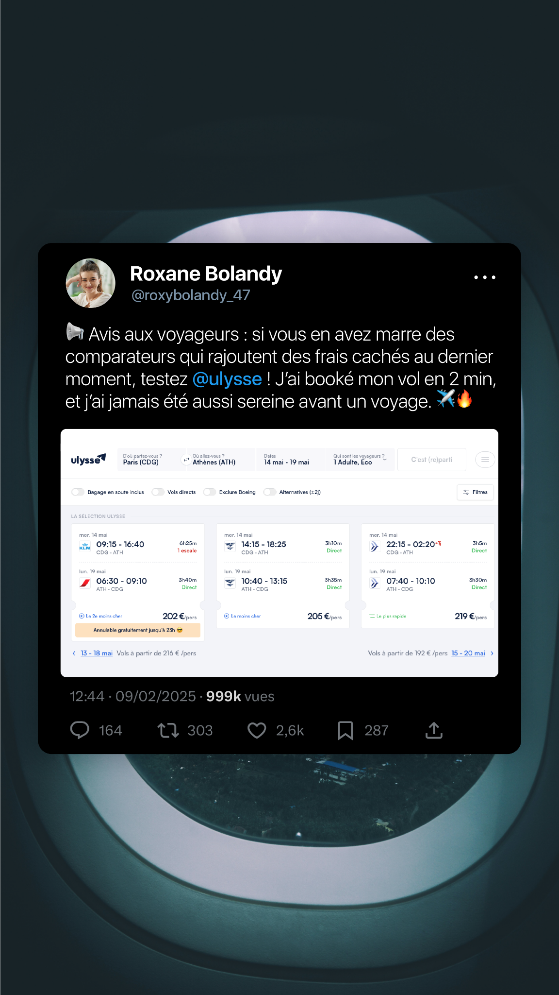 Ulysse Facebook ad