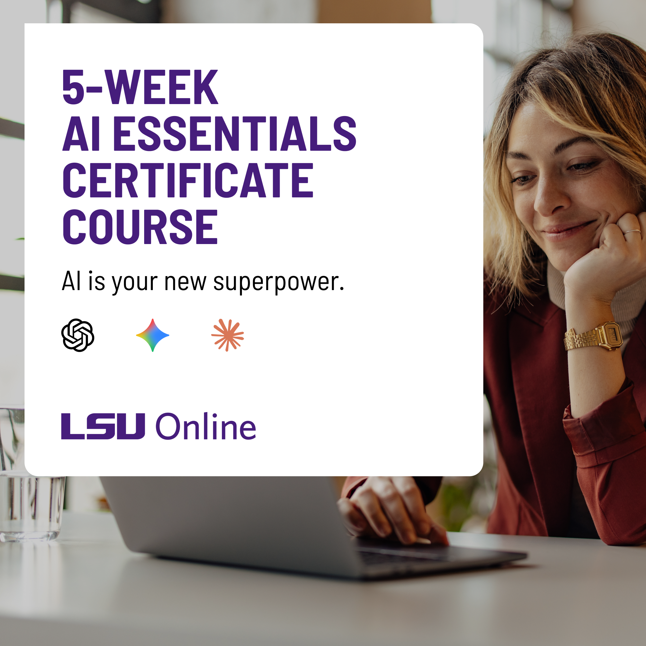 LSU Online Facebook ad from Jun 25, 2026
