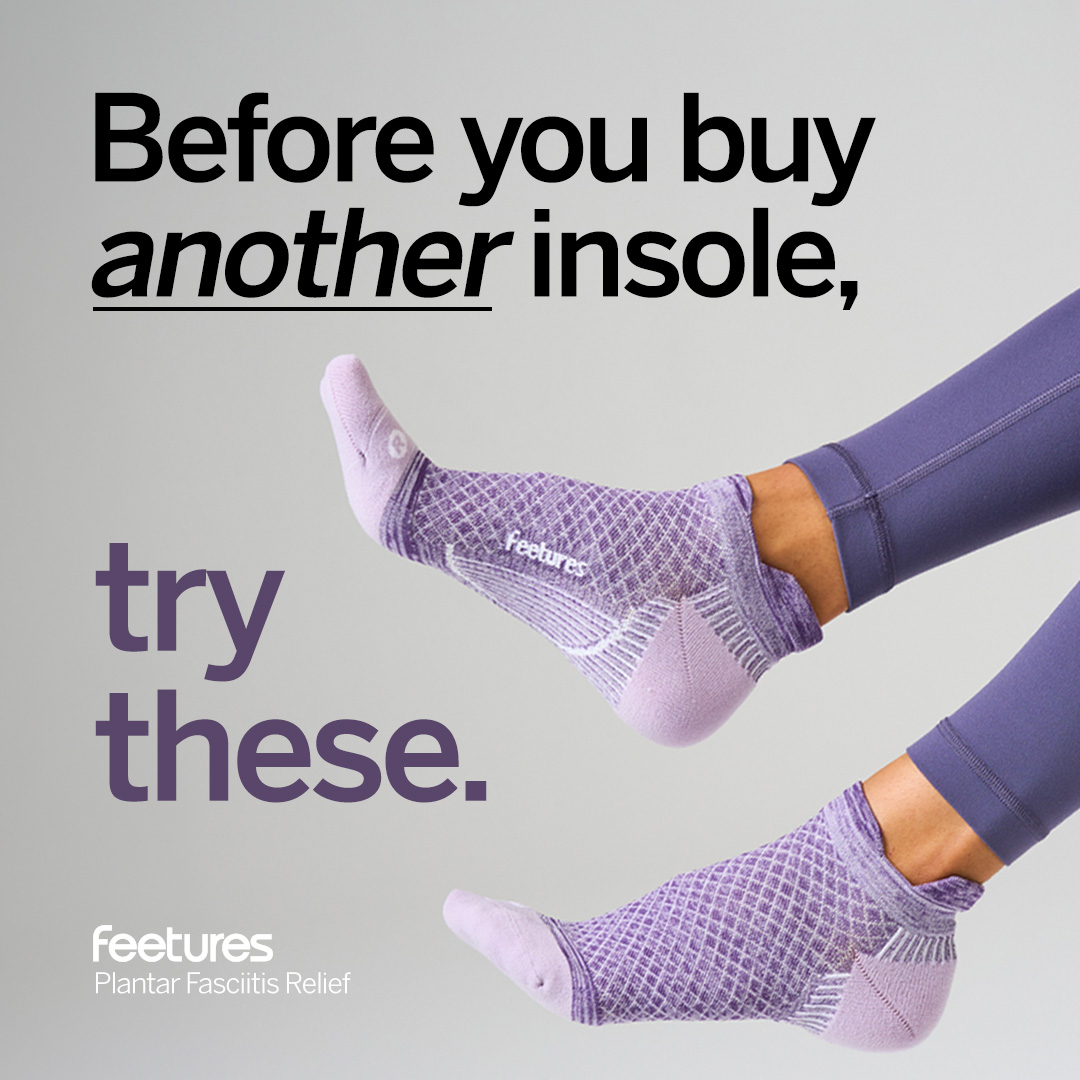 Feetures UK Facebook ad: Support Where It Matters