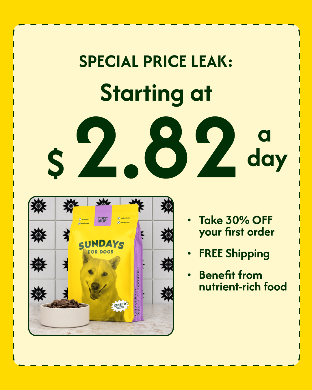 Sundays Facebook ad