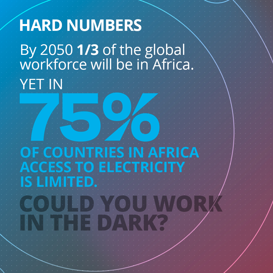 World Bank Group Facebook ad: Could you work in the dark?