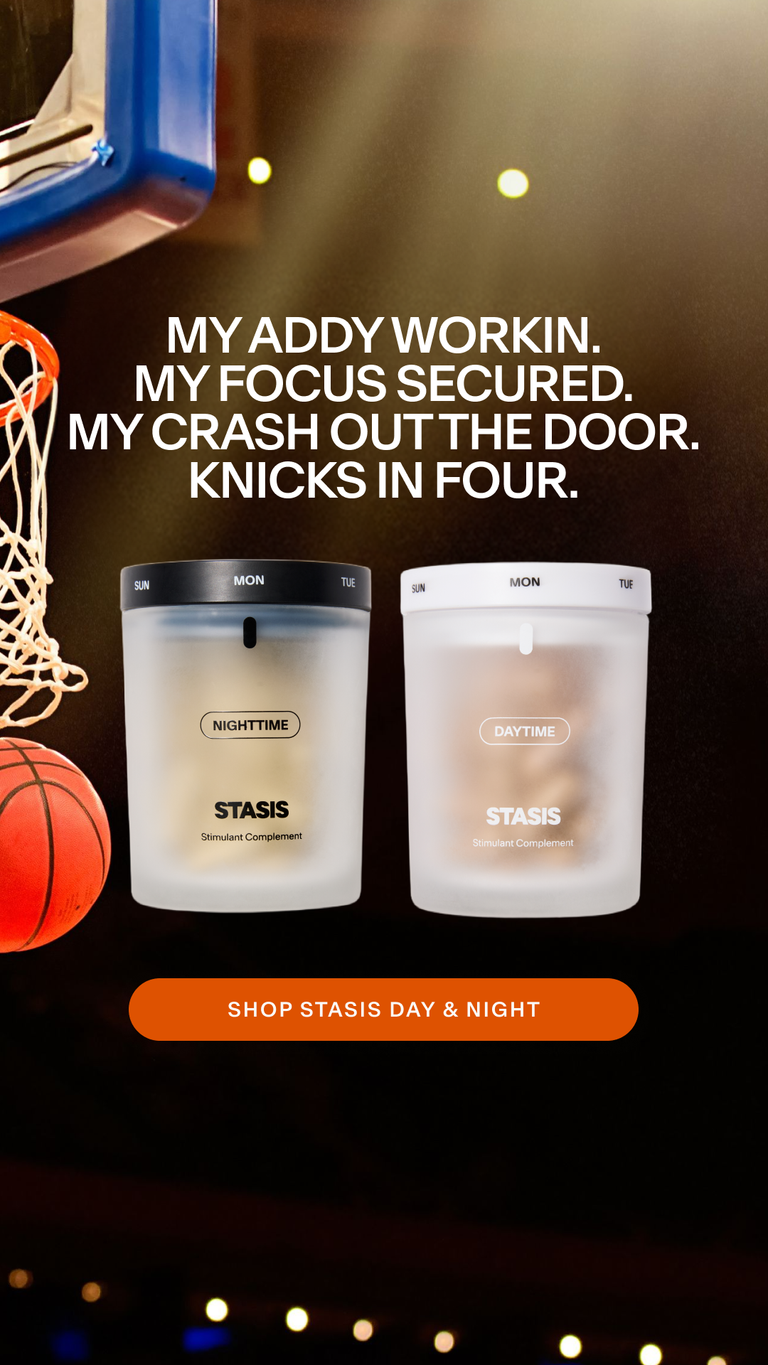 Stasis Facebook ad