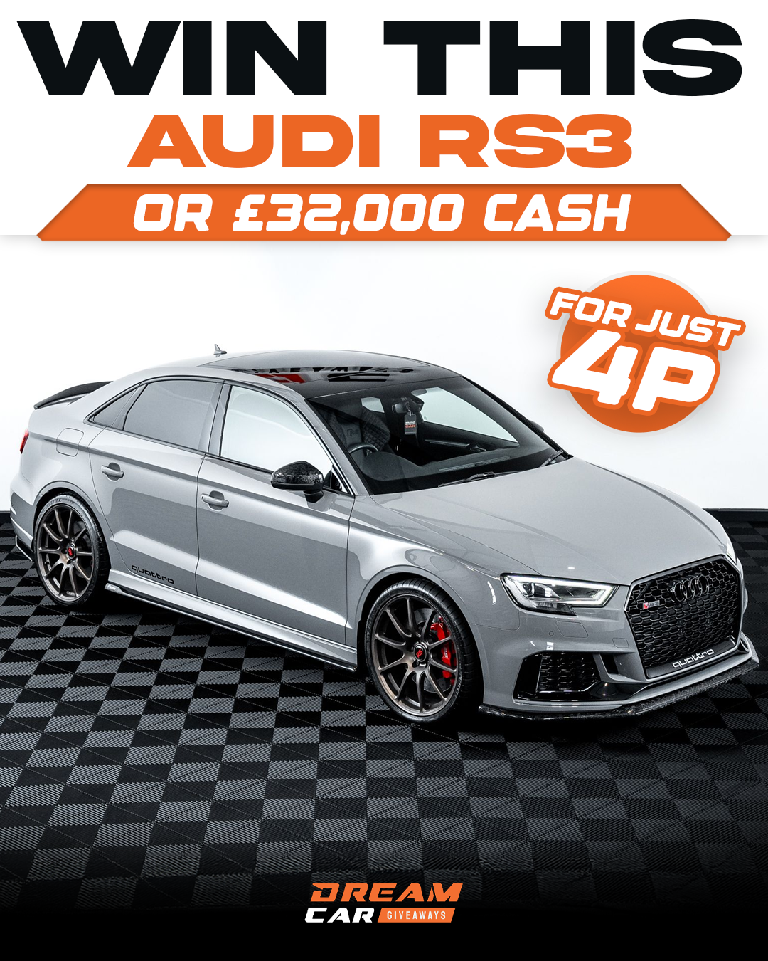 Dream Car Giveaways Facebook ad