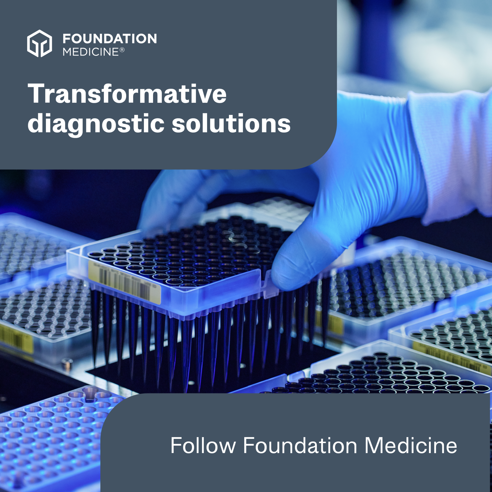 Foundation Medicine Facebook ad: Transformative Diagnostics for Personalized Care