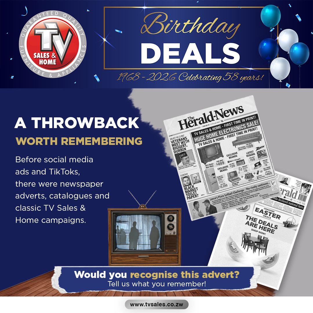 TV Sales & Home Facebook ad: A throwback worth remembering!