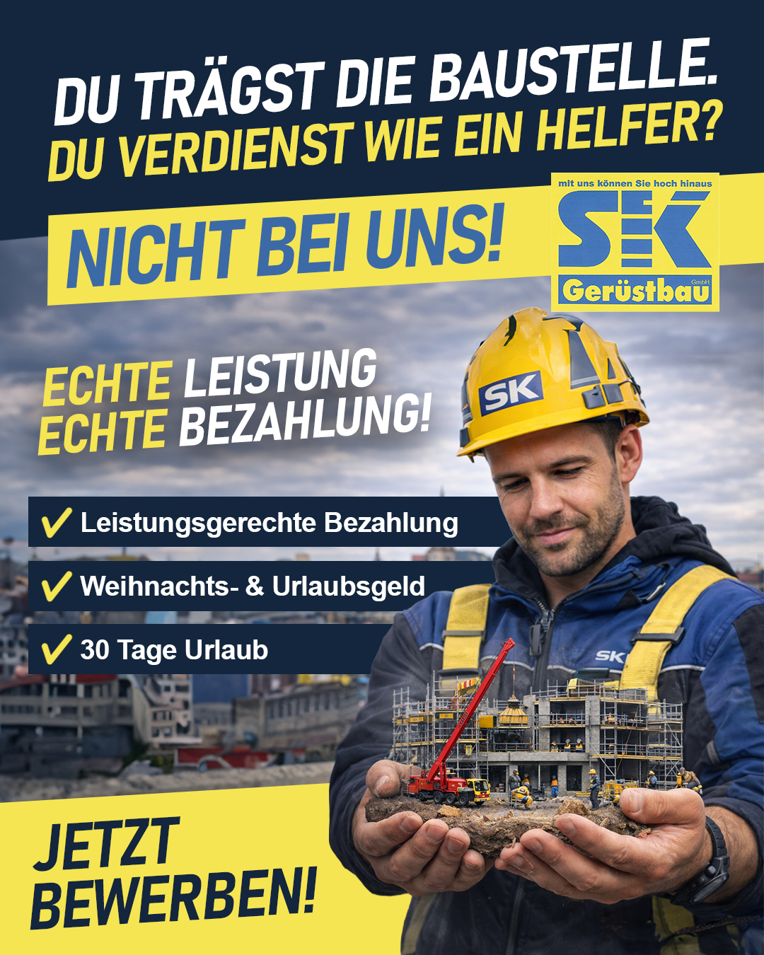 SK Gerüstbau GmbH Facebook ad
