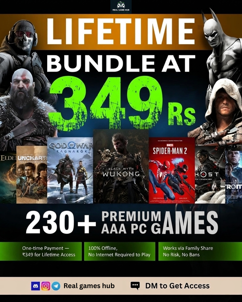 Real Game Hub Facebook ad: Affordable PC Gaming Deals