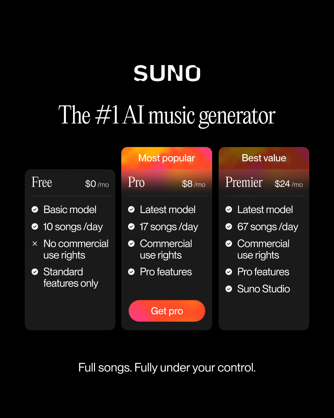 Suno Facebook ad
