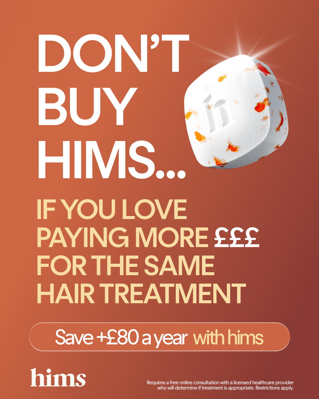 hims Facebook ad