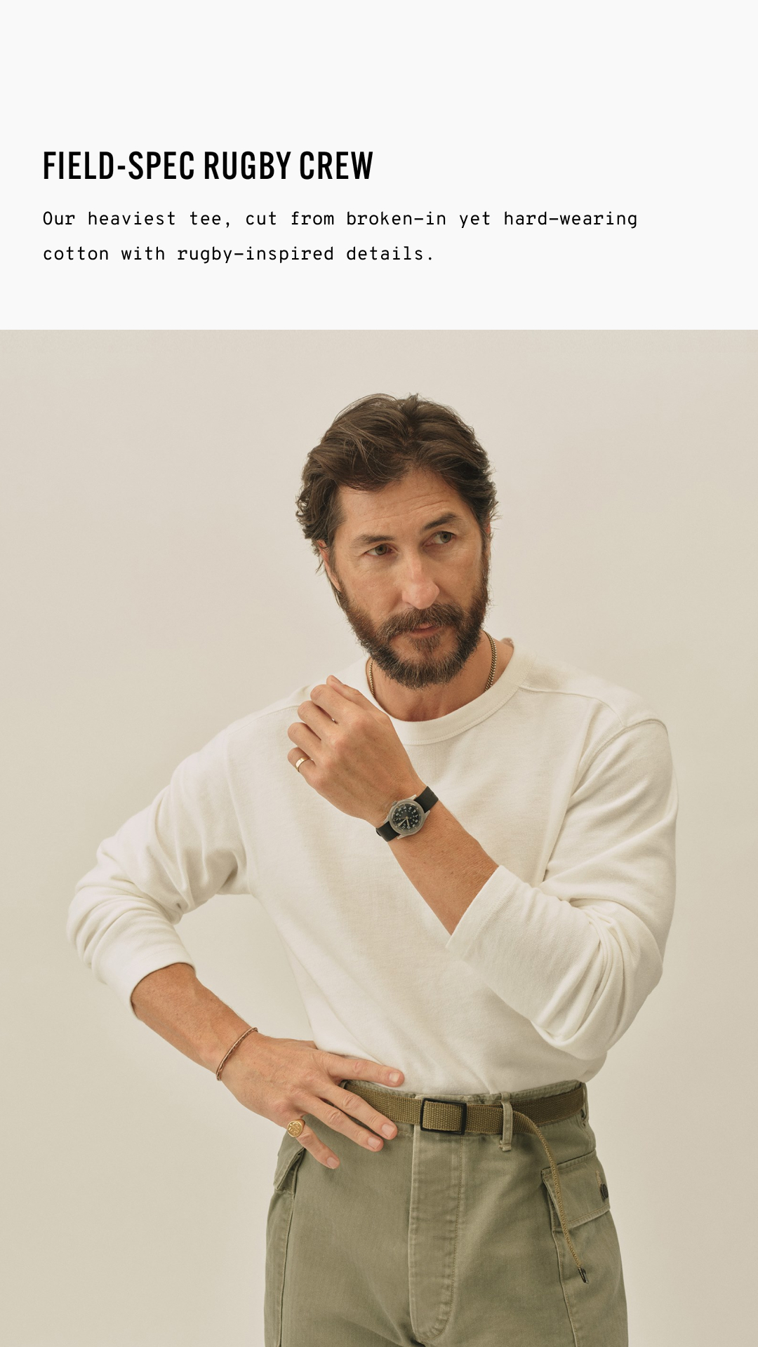Buck Mason Facebook ad