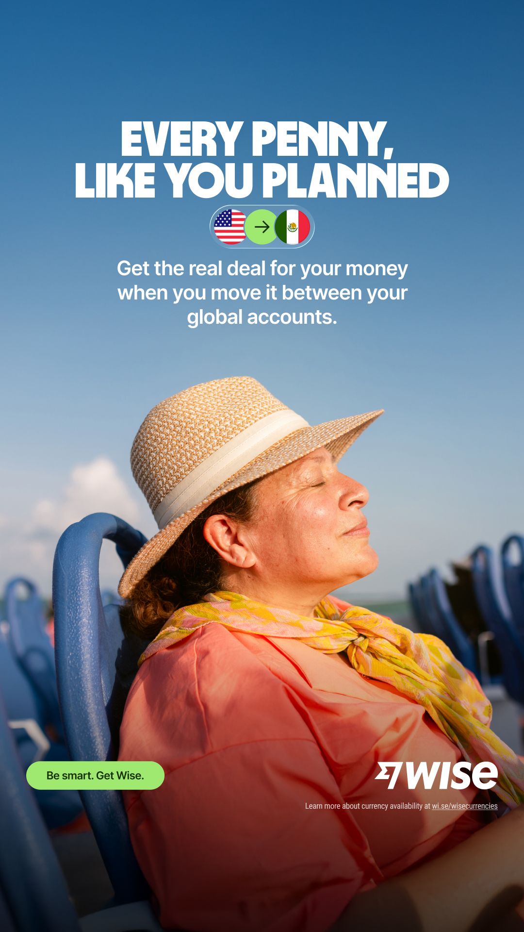 Wise Facebook ad